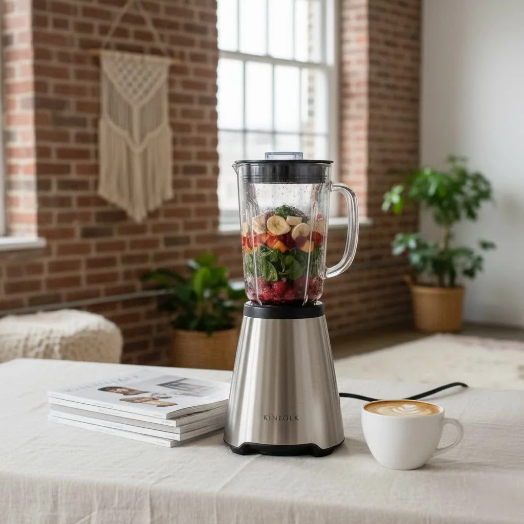 Dry food blender with various spices and grains