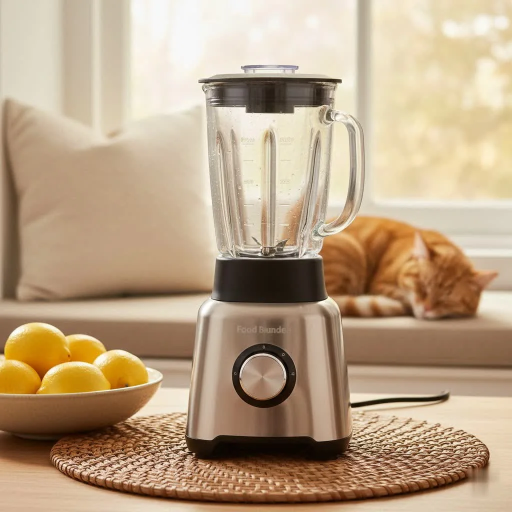 Ninja food blender with various attachments
